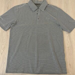 Louis Castel Golf Polo Shirt Striped Korean Brand